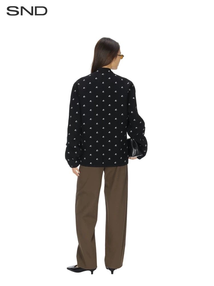 리에르 자수 플로럴 자켓