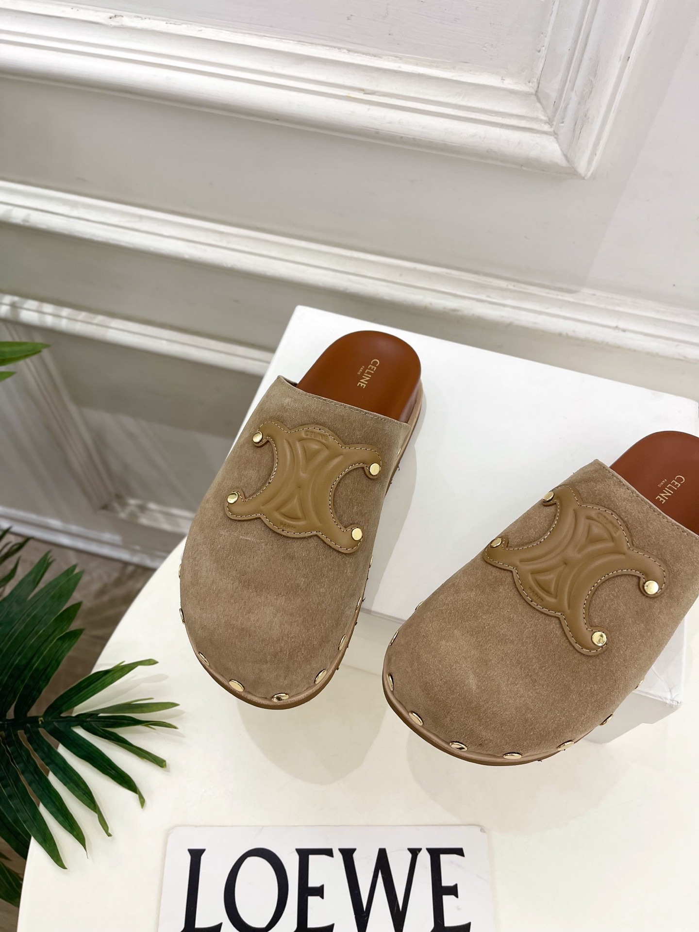 셀린느 25 신상 버켄뮐러 세미 슬리퍼