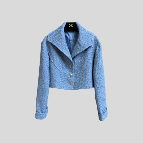 샤넬 블루 숏 재킷