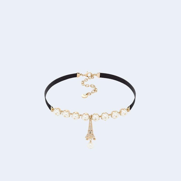 디올 플랜 드 파리 초커 목걸이