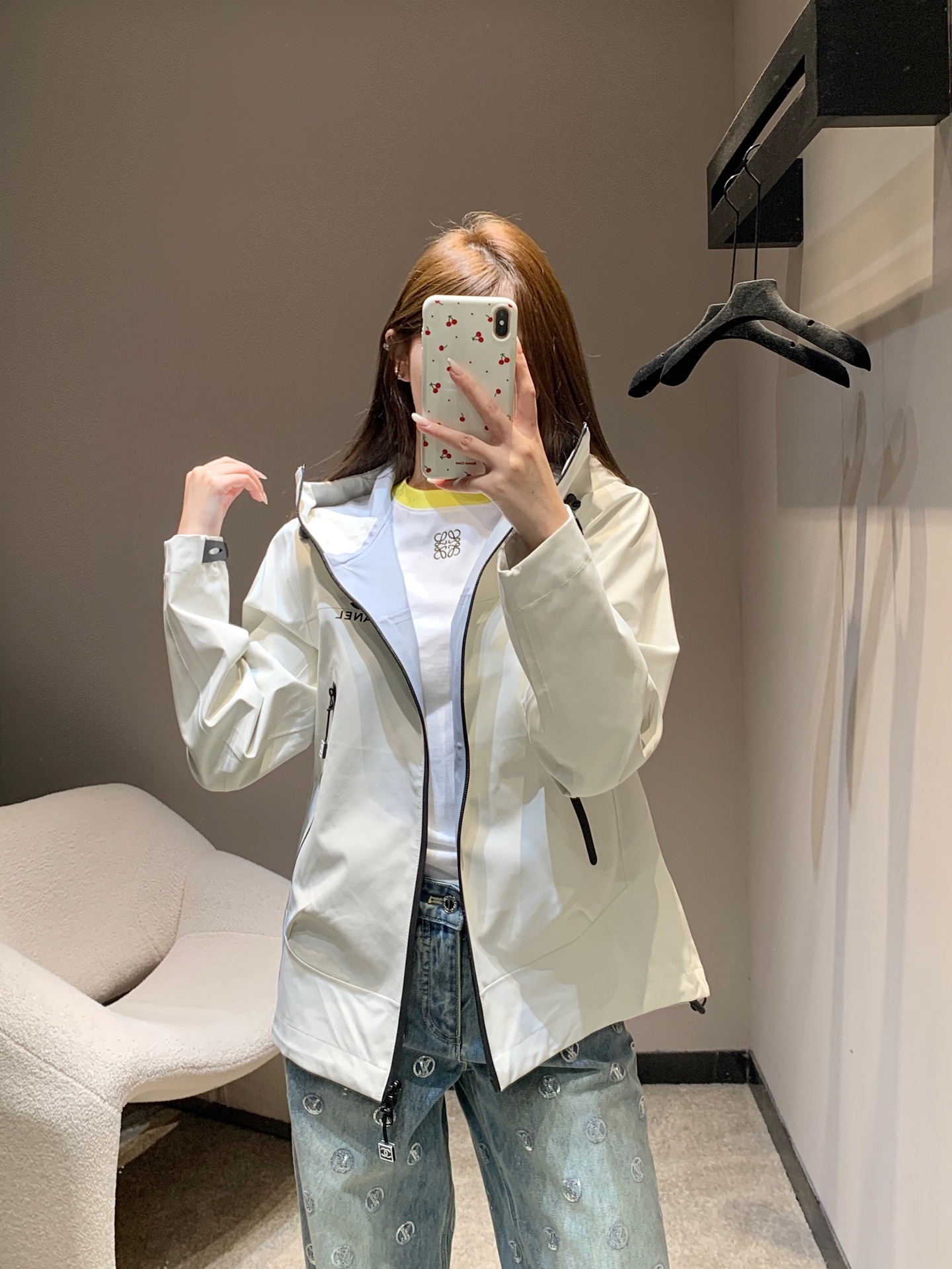 샤넬 26Ss 신상 방수 스포츠 바람막이