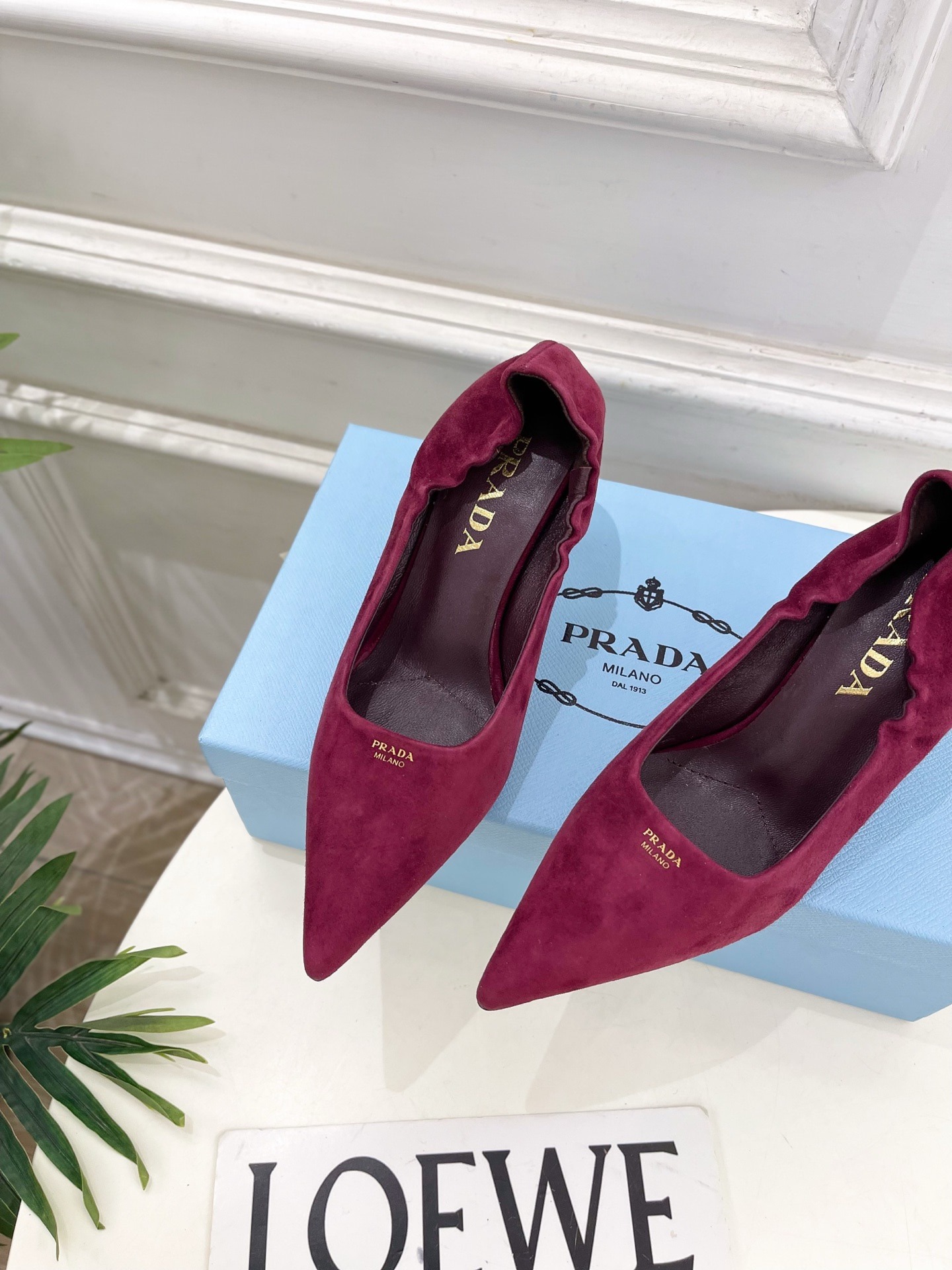 프라다 26 스틸레토 펌프스힐