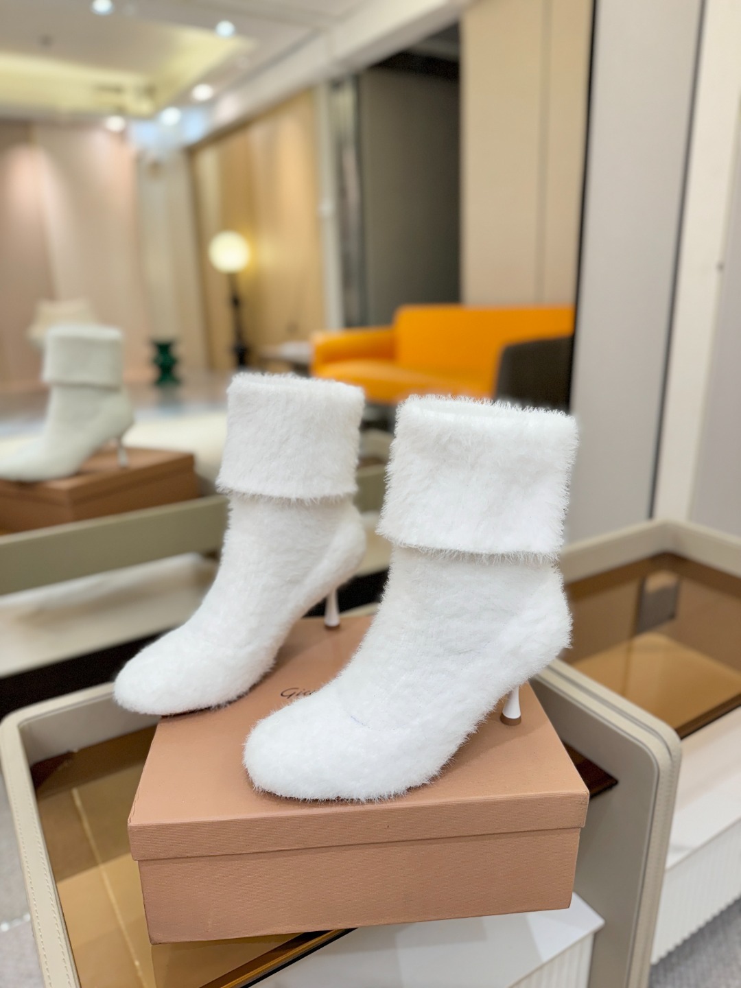 지안비토로시 25 니트 앵클 부츠