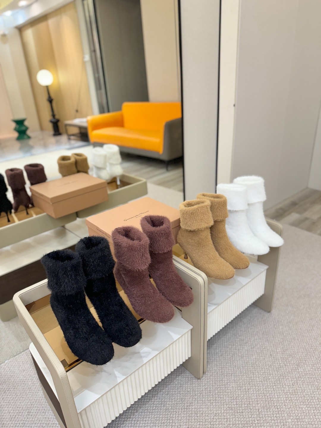 지안비토로시 25 니트 앵클 부츠