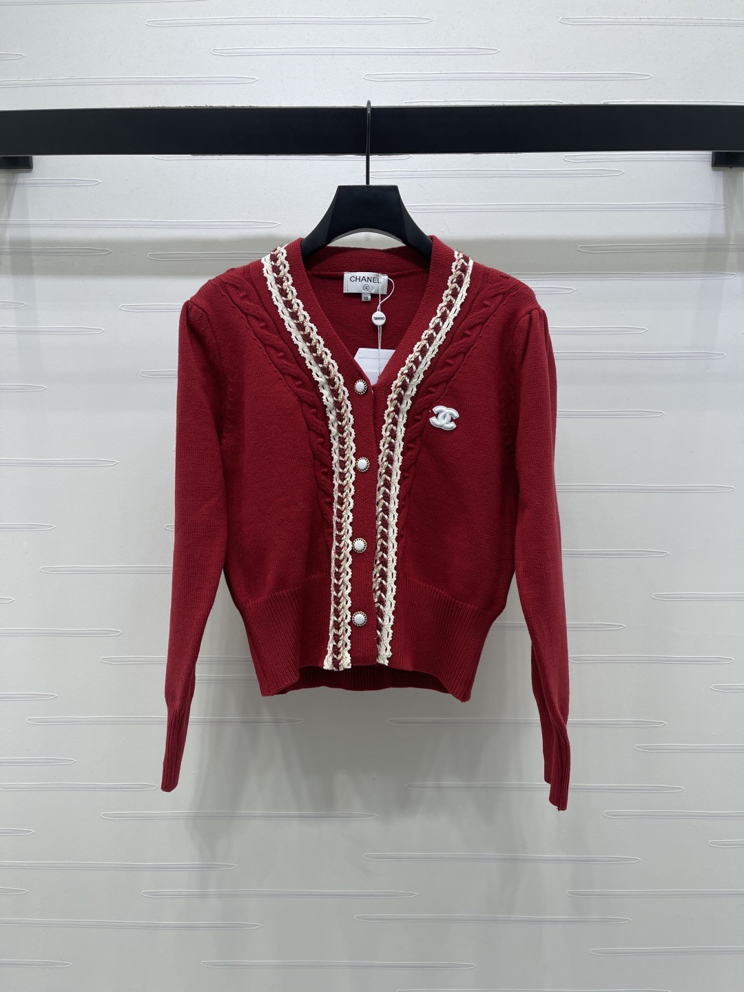샤넬 26 신상 브이넥 니트 가디건