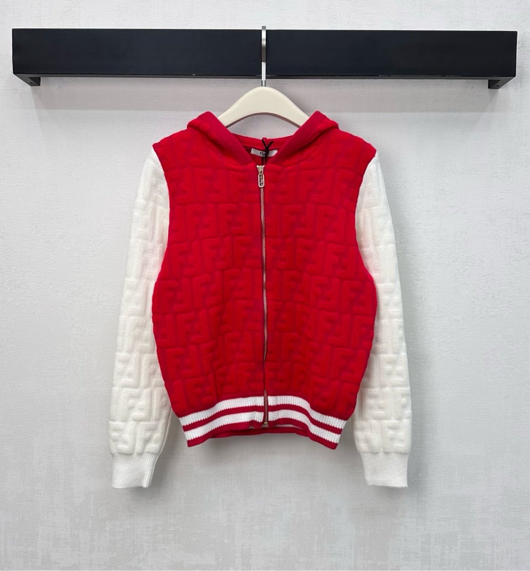 펜디 25 신상 후드 니트 코트