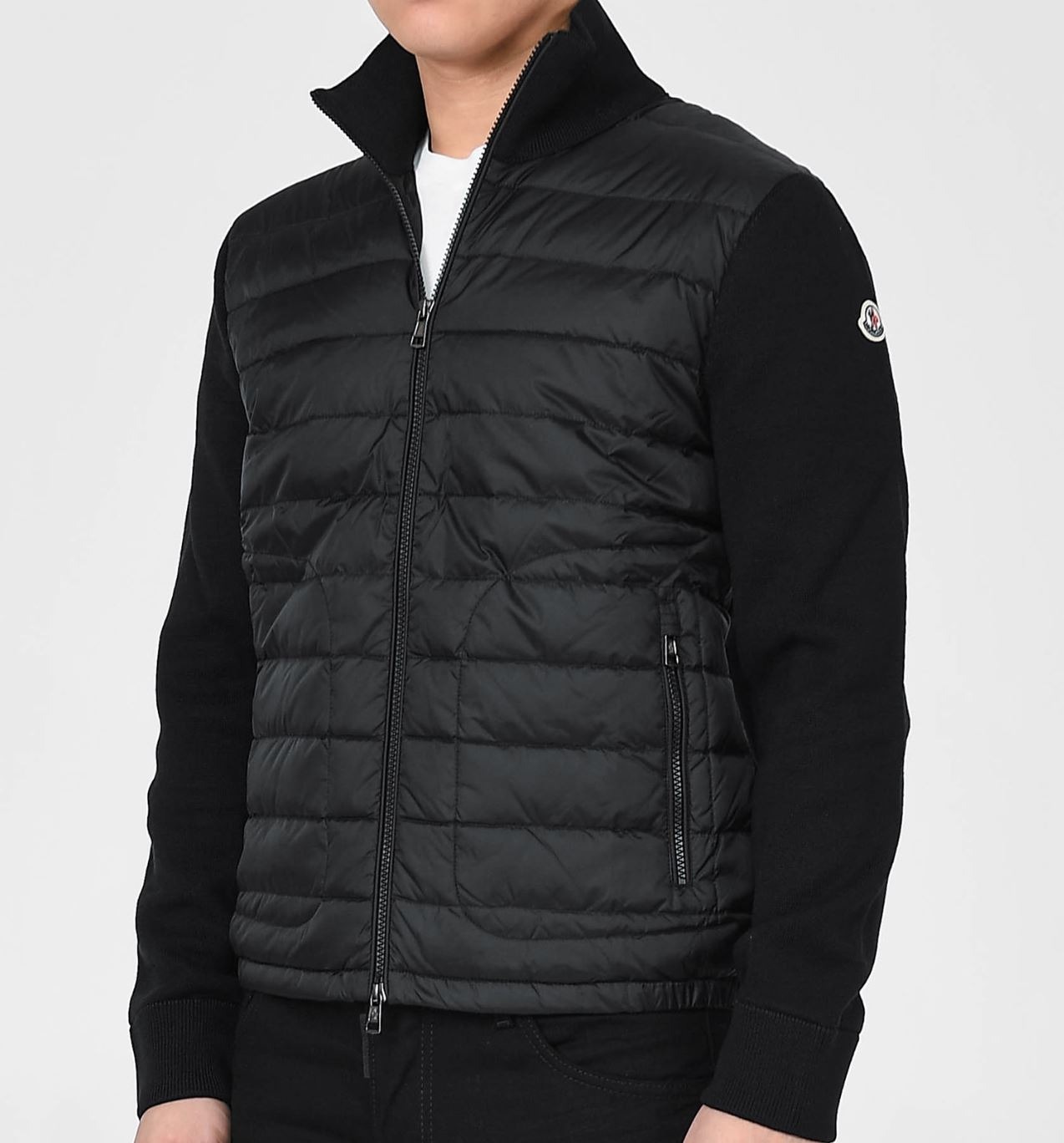 몽클레어 울 니트 패딩