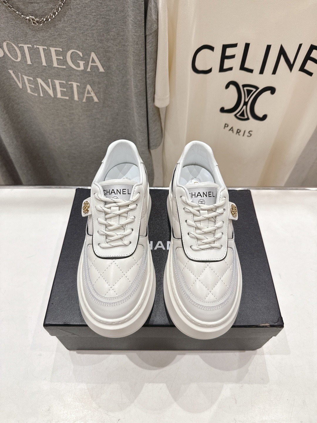 샤넬 26ss 신상 통굽 캐주얼화