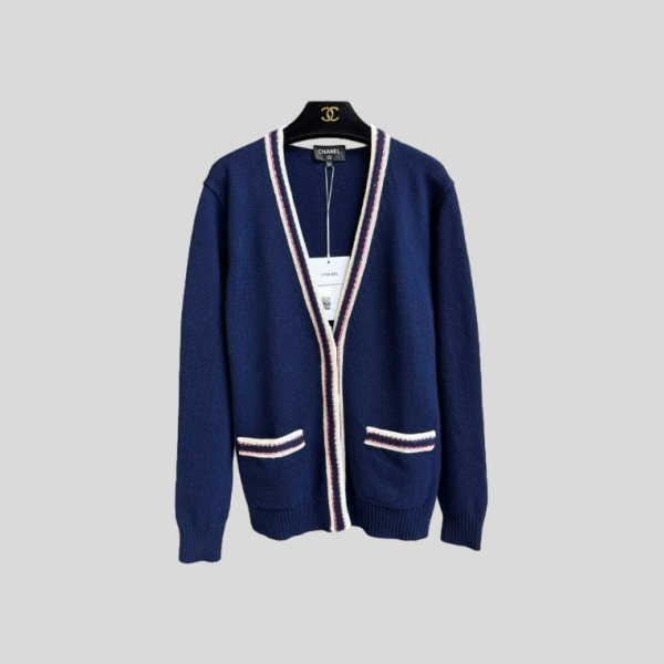샤넬 브이넥 가디건