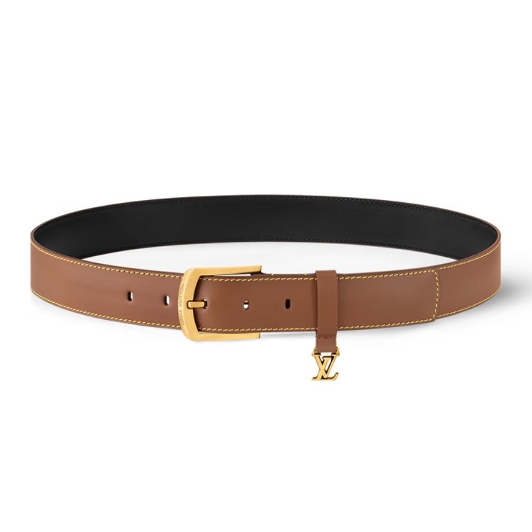루이비통 에브리데이 핀 브라운 벨트 35mm