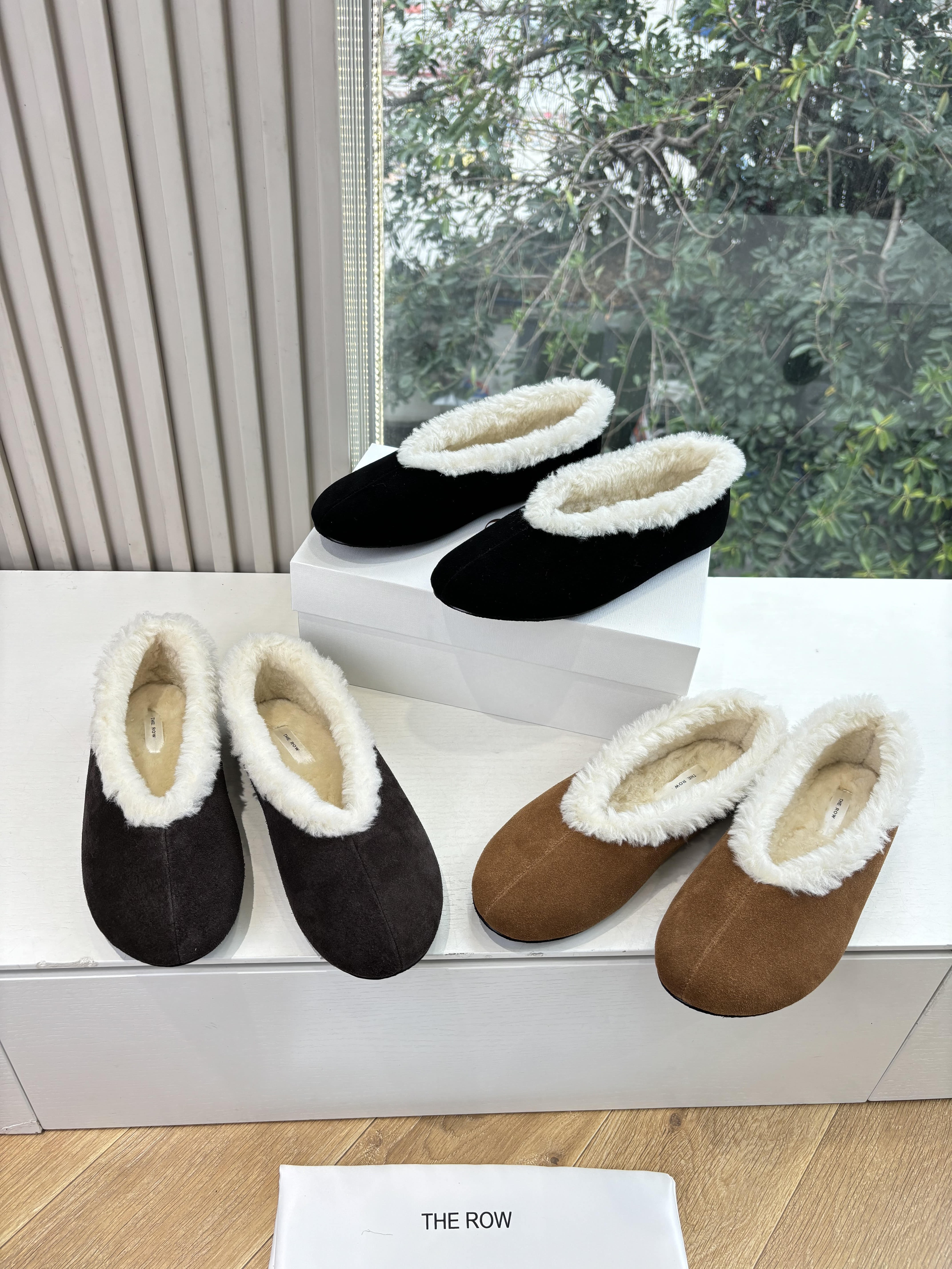 더로우 25WF 신상 털 슈즈