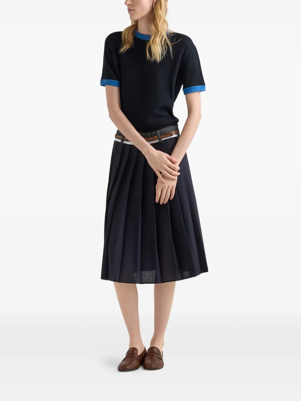 프라다 반팔 스웨터