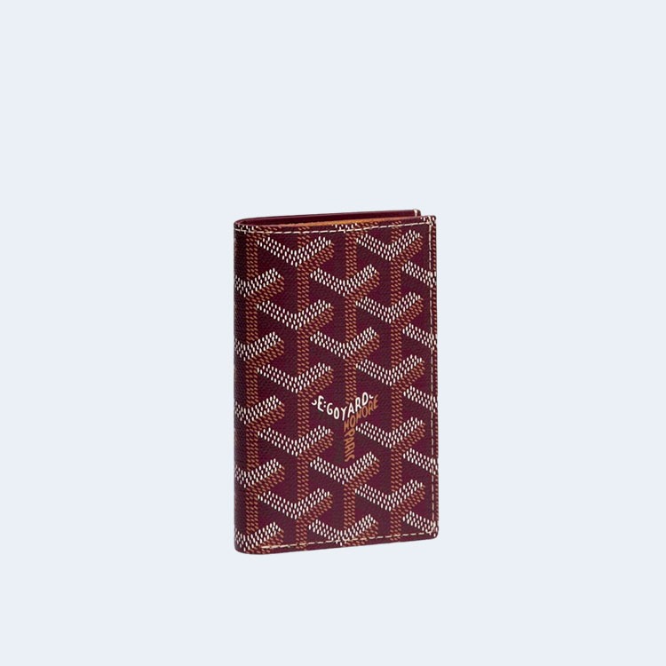 고야드 생피에르 카드 홀더 버건디