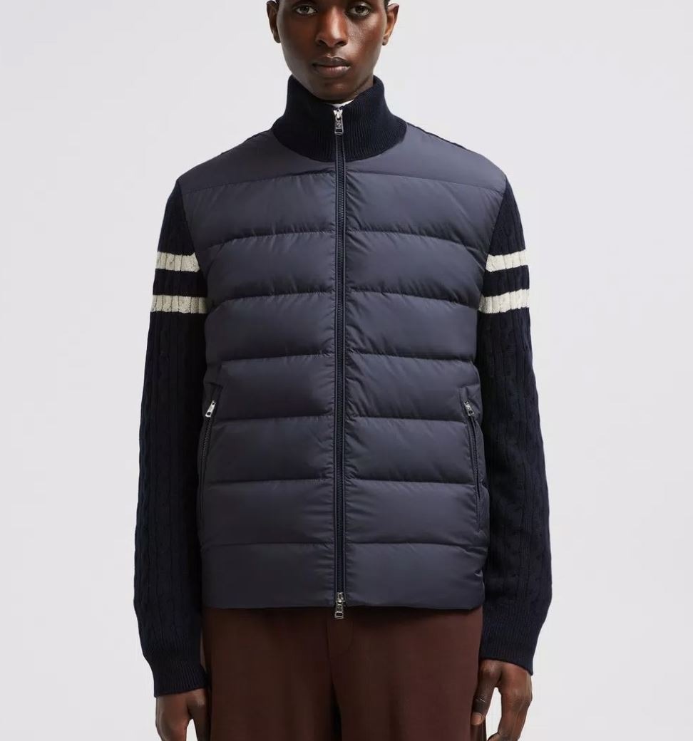 몽클레어 패딩 울 집업 가디건 자켓