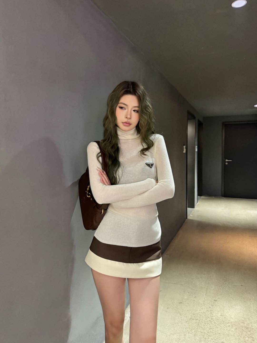 프라다 25 신상 고탄력 탑