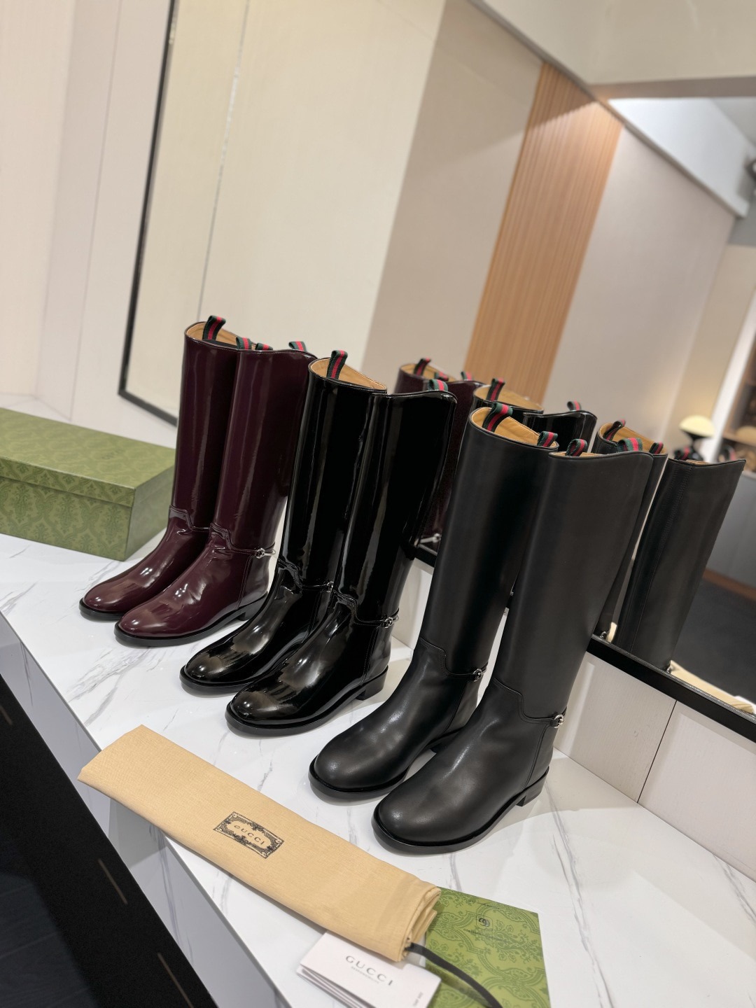 구찌 신상 라이더 부츠