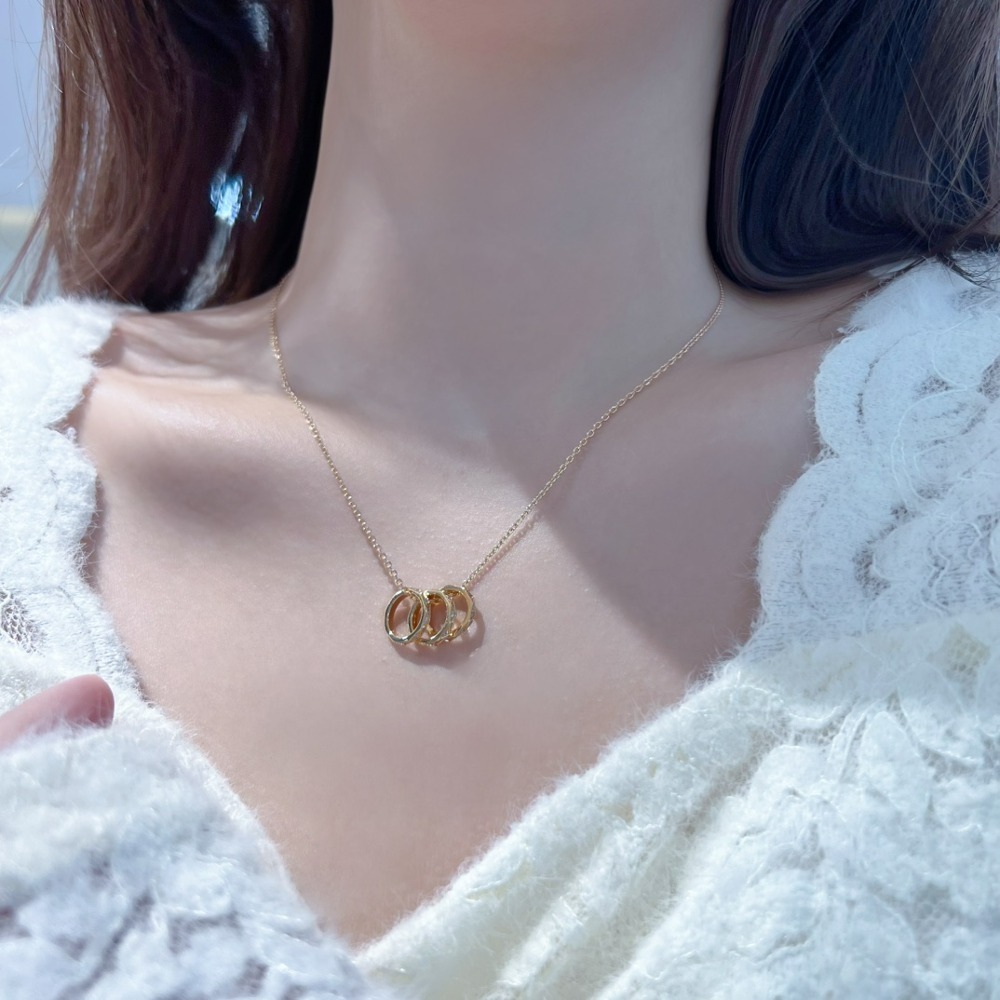 그라프 쓰리 링 목걸이