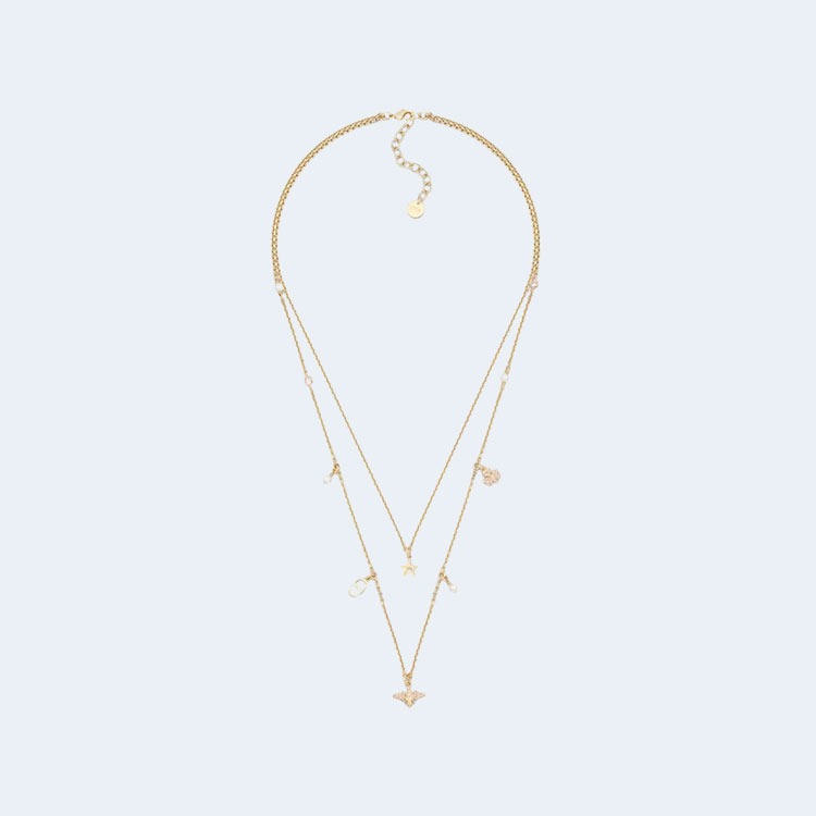 디올 럭키 골드 피니쉬 목걸이