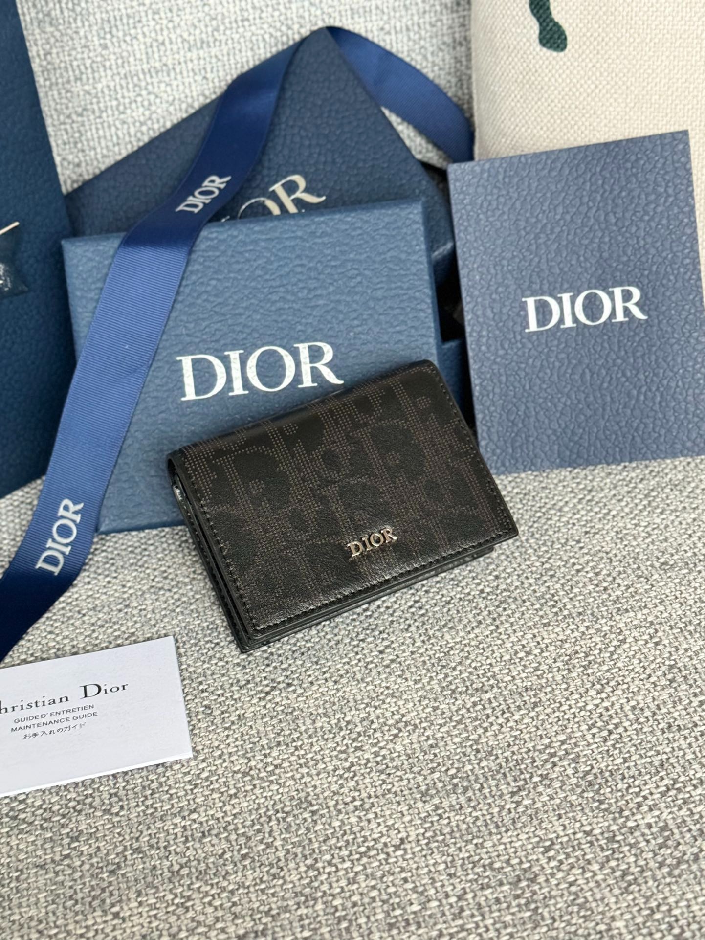 디올 오블리크 갤럭시 카드 지갑