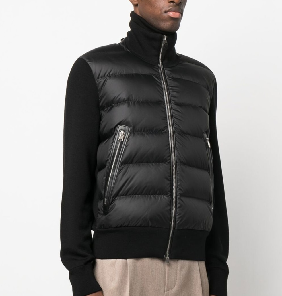 톰포드 퀄팅 집업 자켓