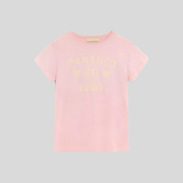 발렌티노 프린트 코튼 티셔츠