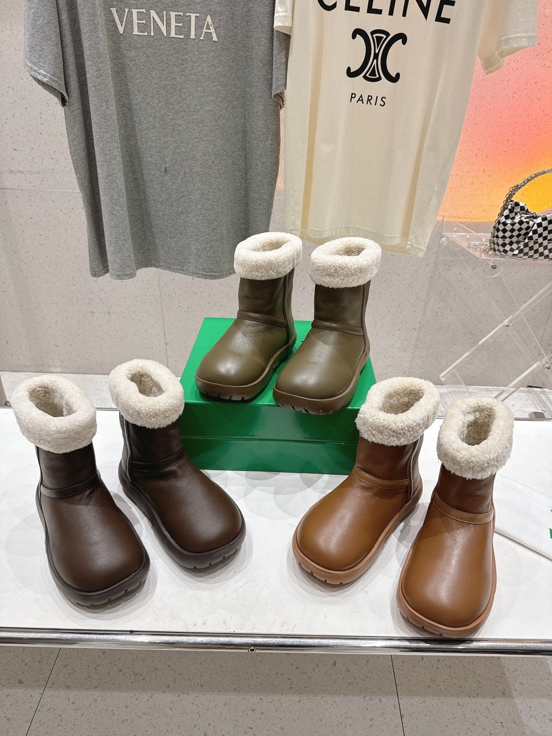 보테가베네타 F028 스노우 부츠