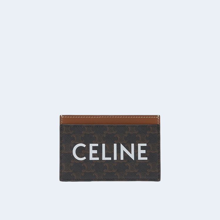 셀린느 트리옹프 카드 홀더 탄