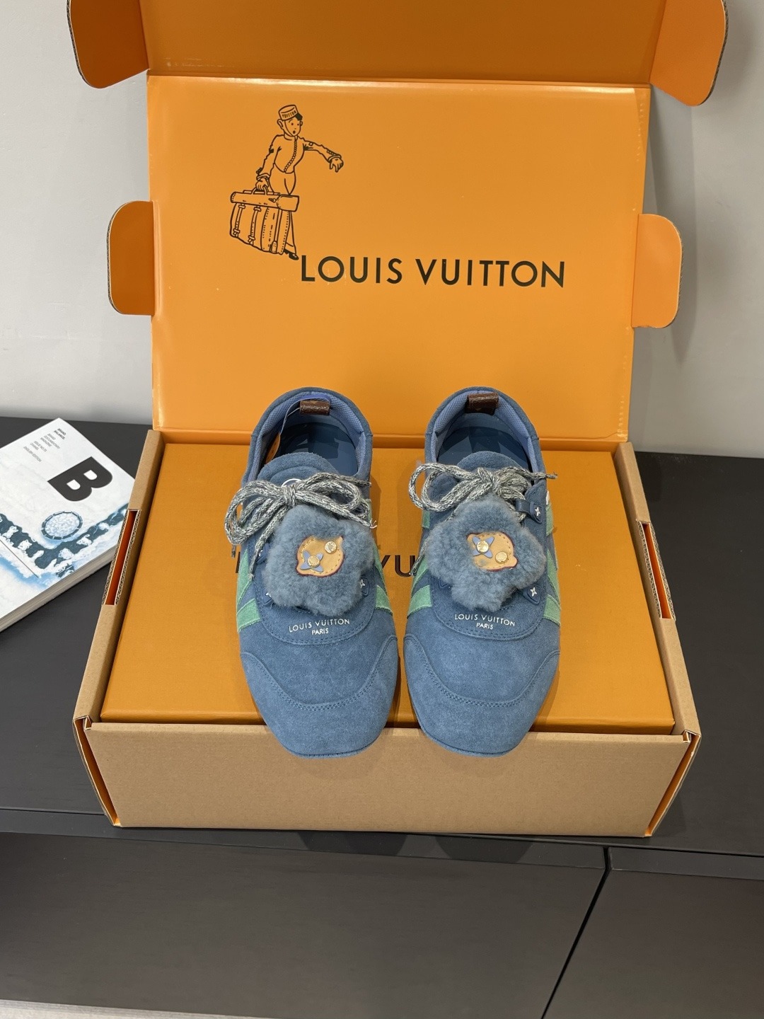 루이비통 커플 스니커즈