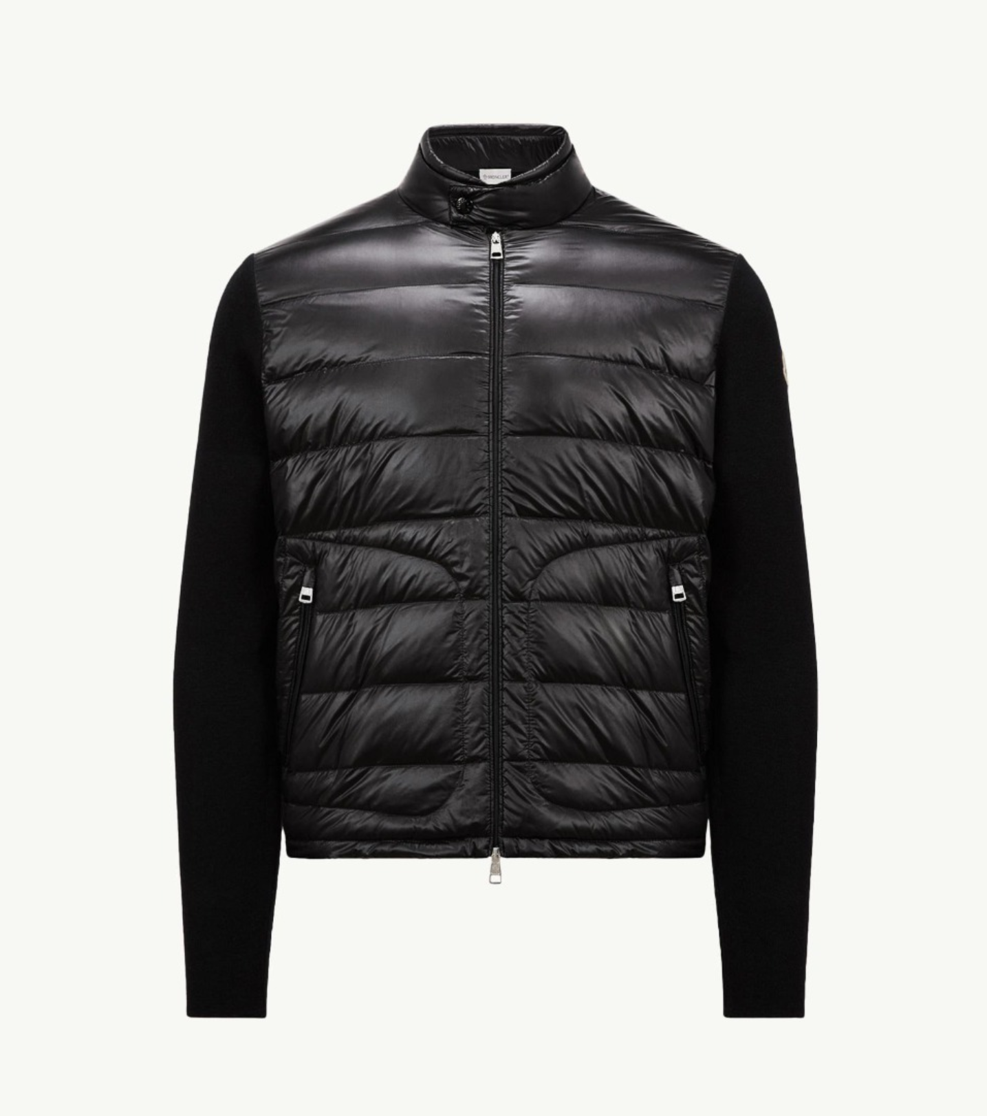 몽클레어 패딩 울 집업 가디건