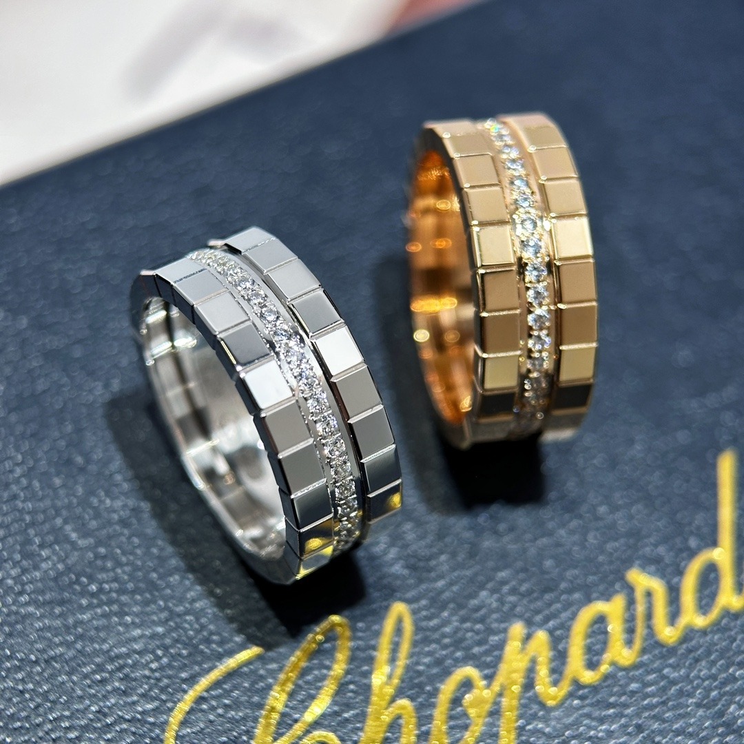 쇼파드 아이스 큐브 반지