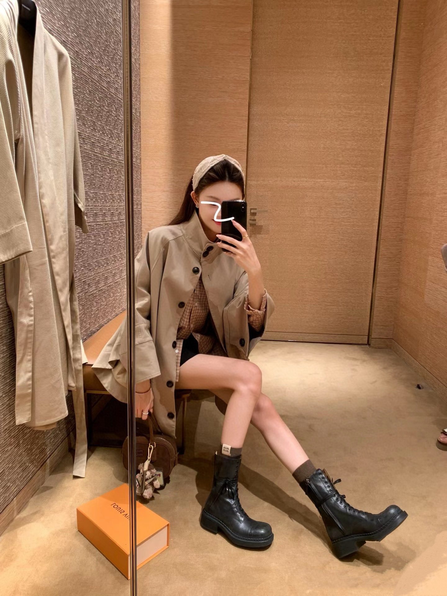 미우미우 25 신상 구제 워커부츠