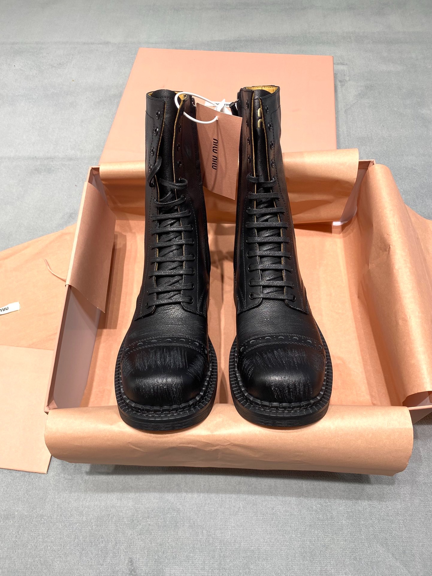 미우미우 25 신상 구제 워커부츠