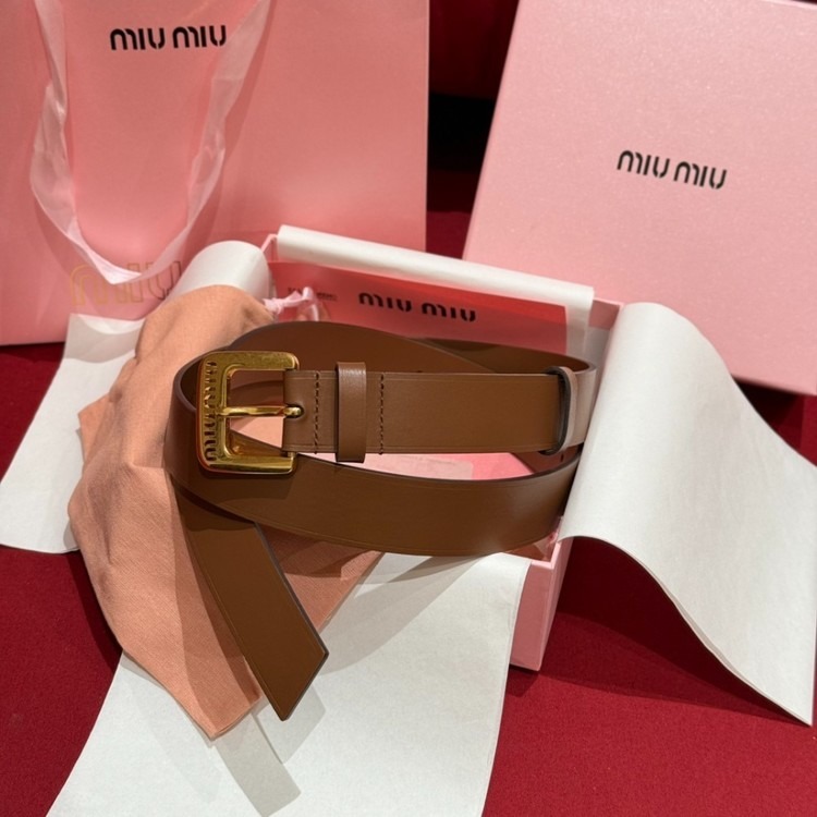 미우미우 나파 레더 벨트 [32mm] [2컬러]