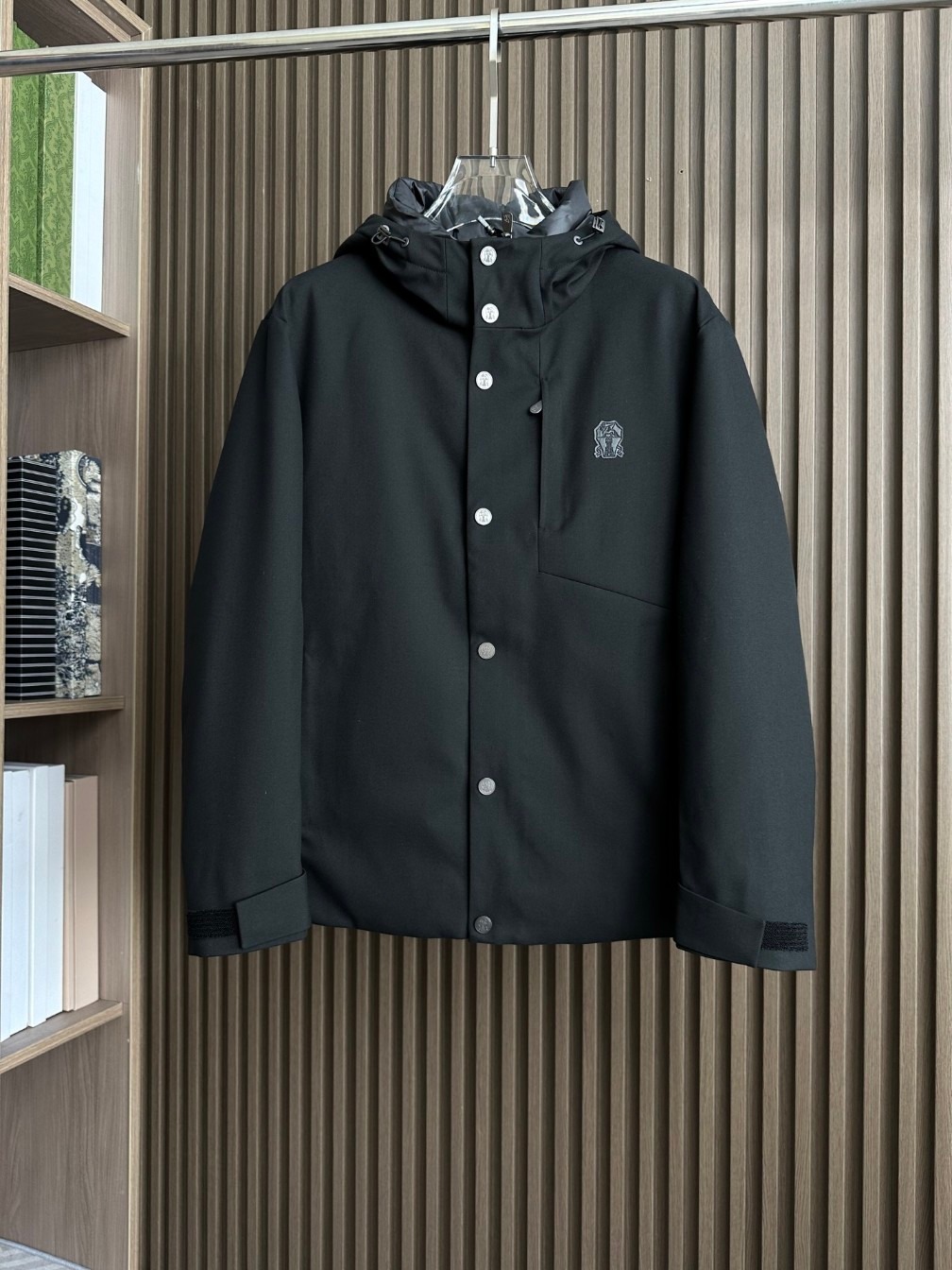 브루넬로 쿠치넬리 윈드브레이커 패딩