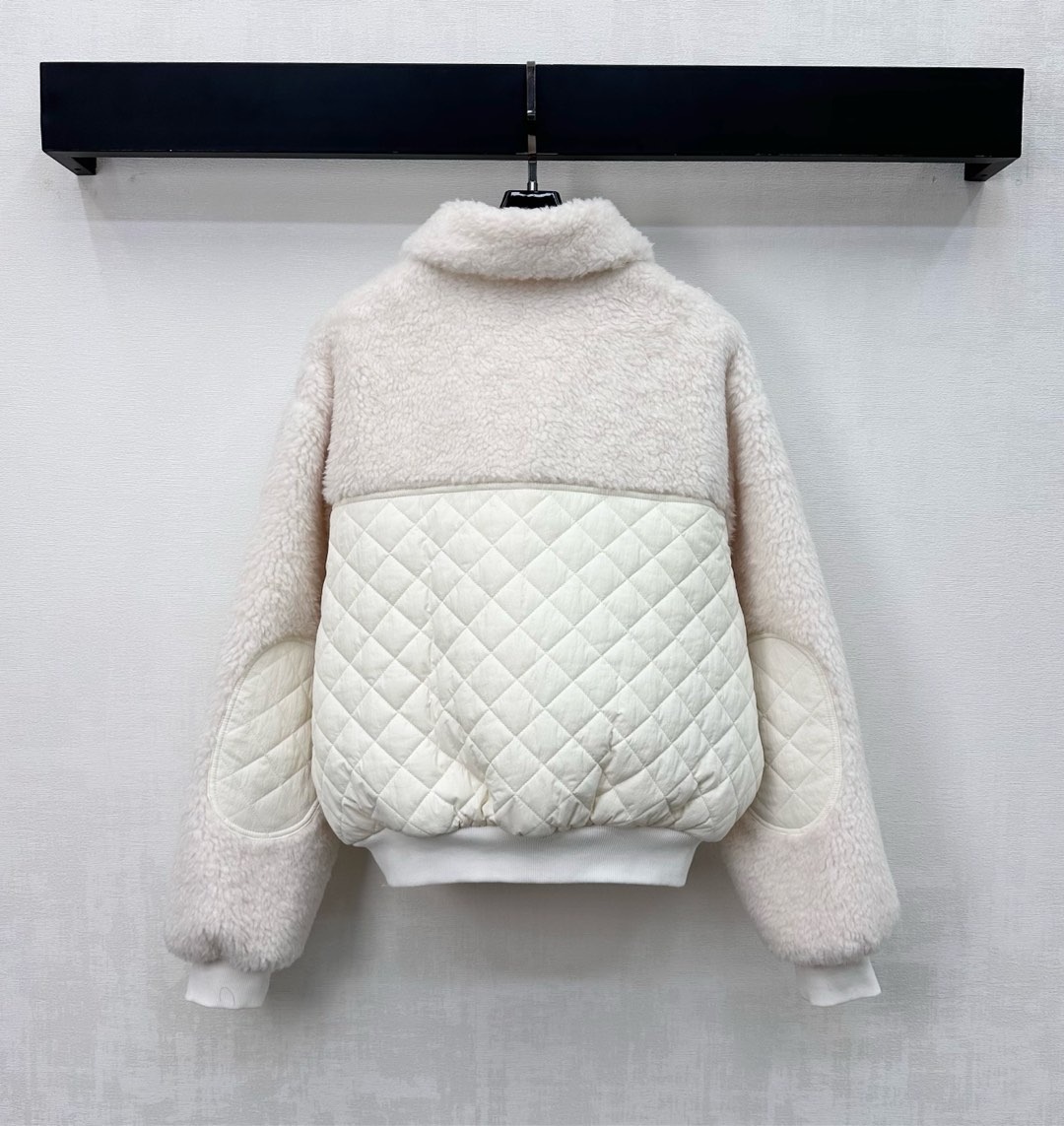 알로 25 신상 램스울 퀼팅코트