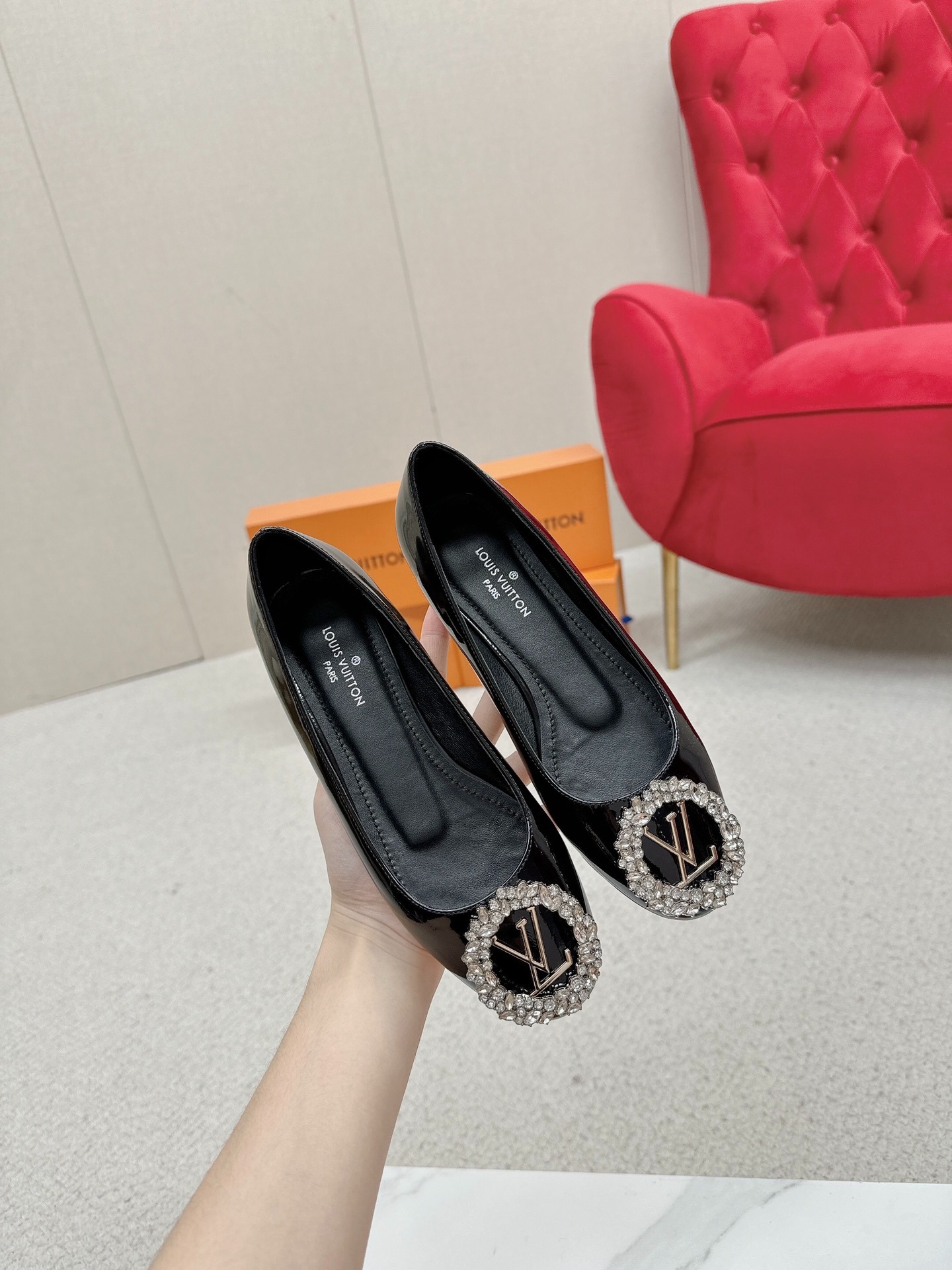 루이비통 클래식 스틸레토 힐