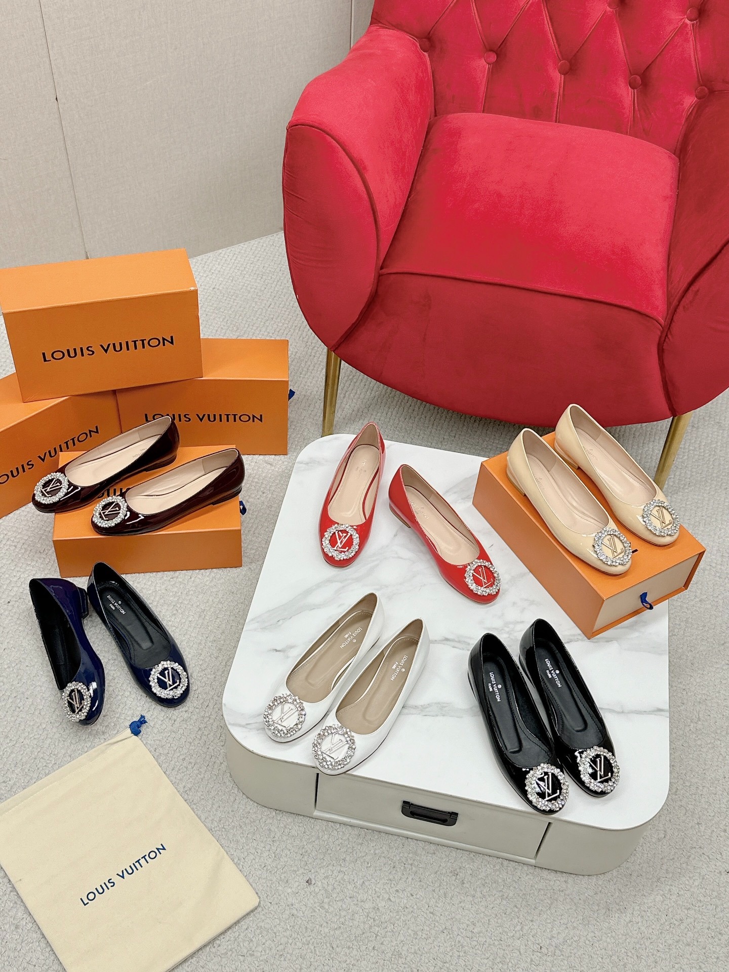 루이비통 클래식 스틸레토 힐