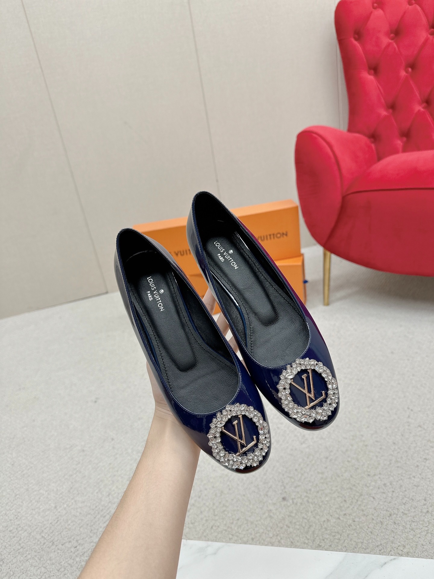 루이비통 클래식 스틸레토 힐