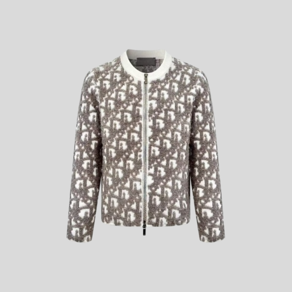 디올 오블리크 니트 집업