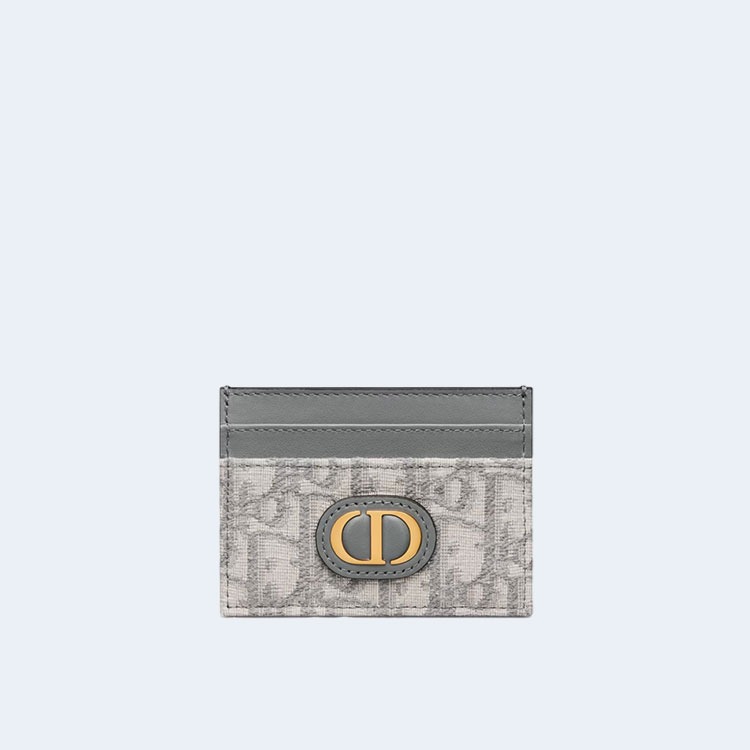 디올 30 몽테인 5-슬롯 카드 지갑 그레이