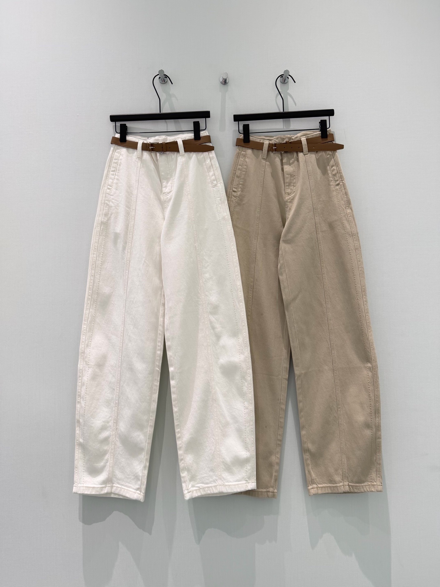 에르메스 신상 자수 데님 팬츠