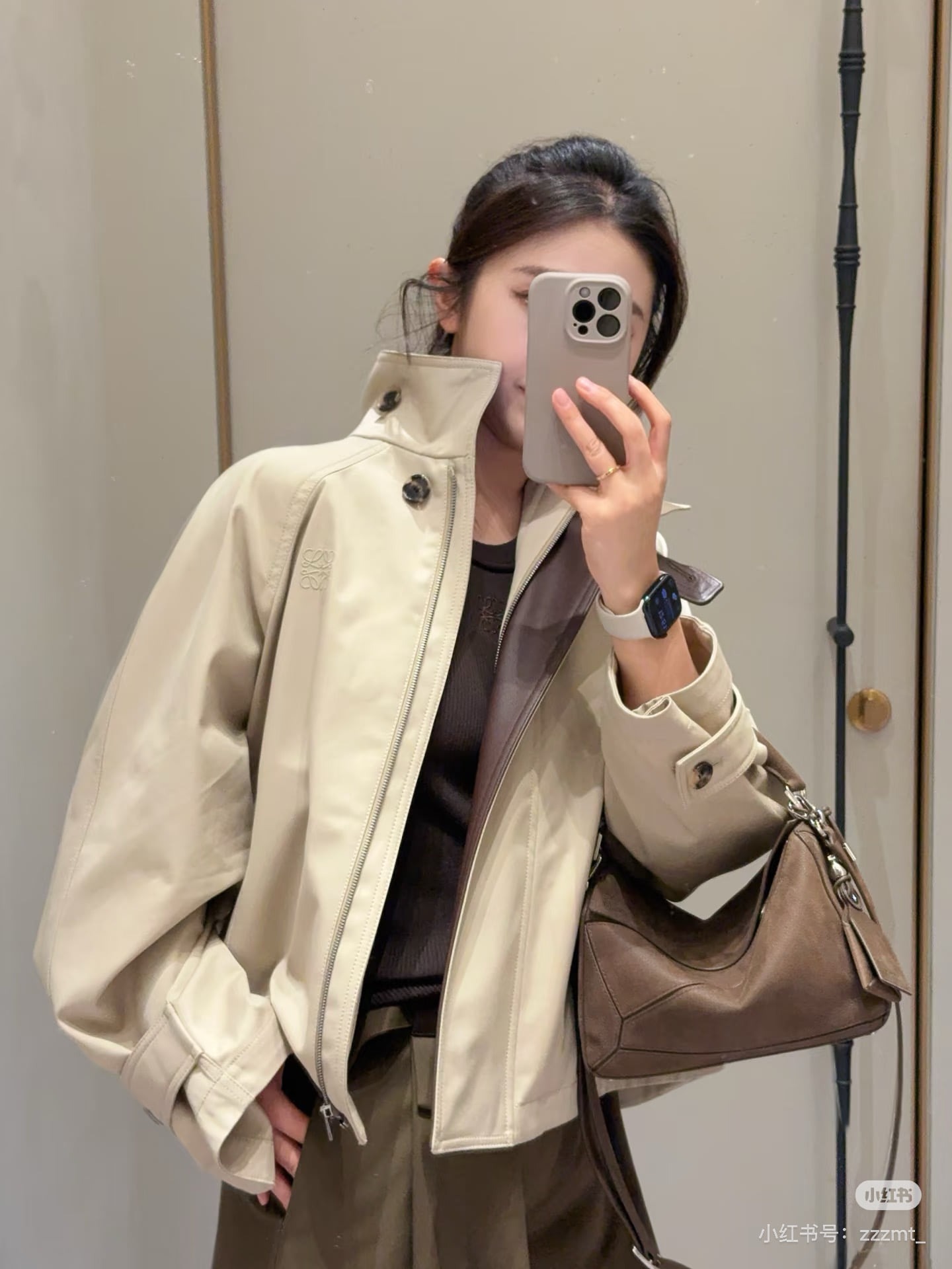 로에베 26 신상 트렌치 코트