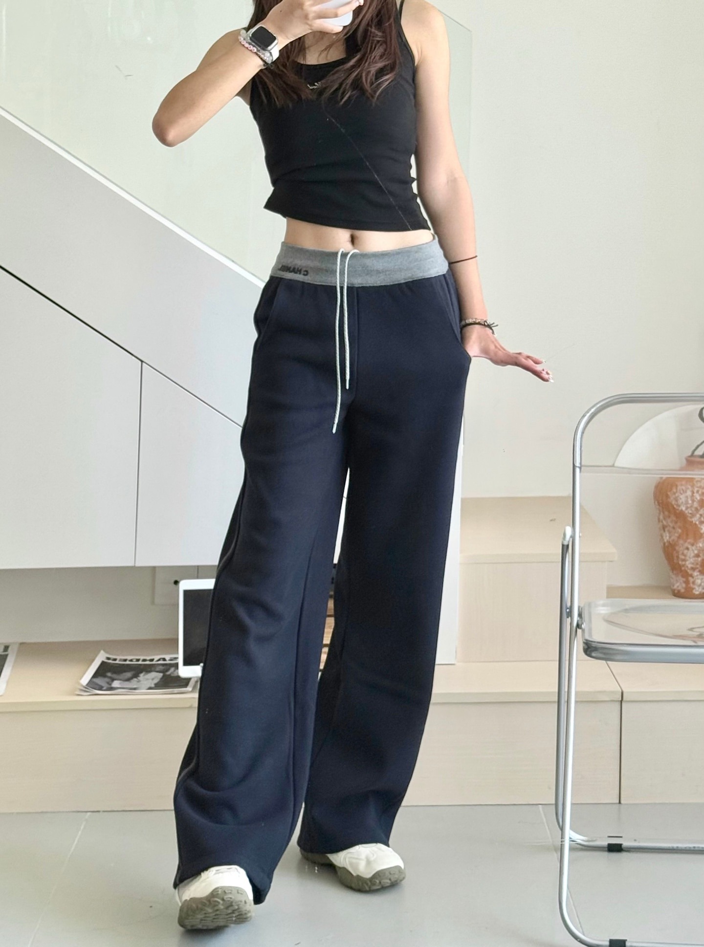 샤넬 신상 캐주얼 바지