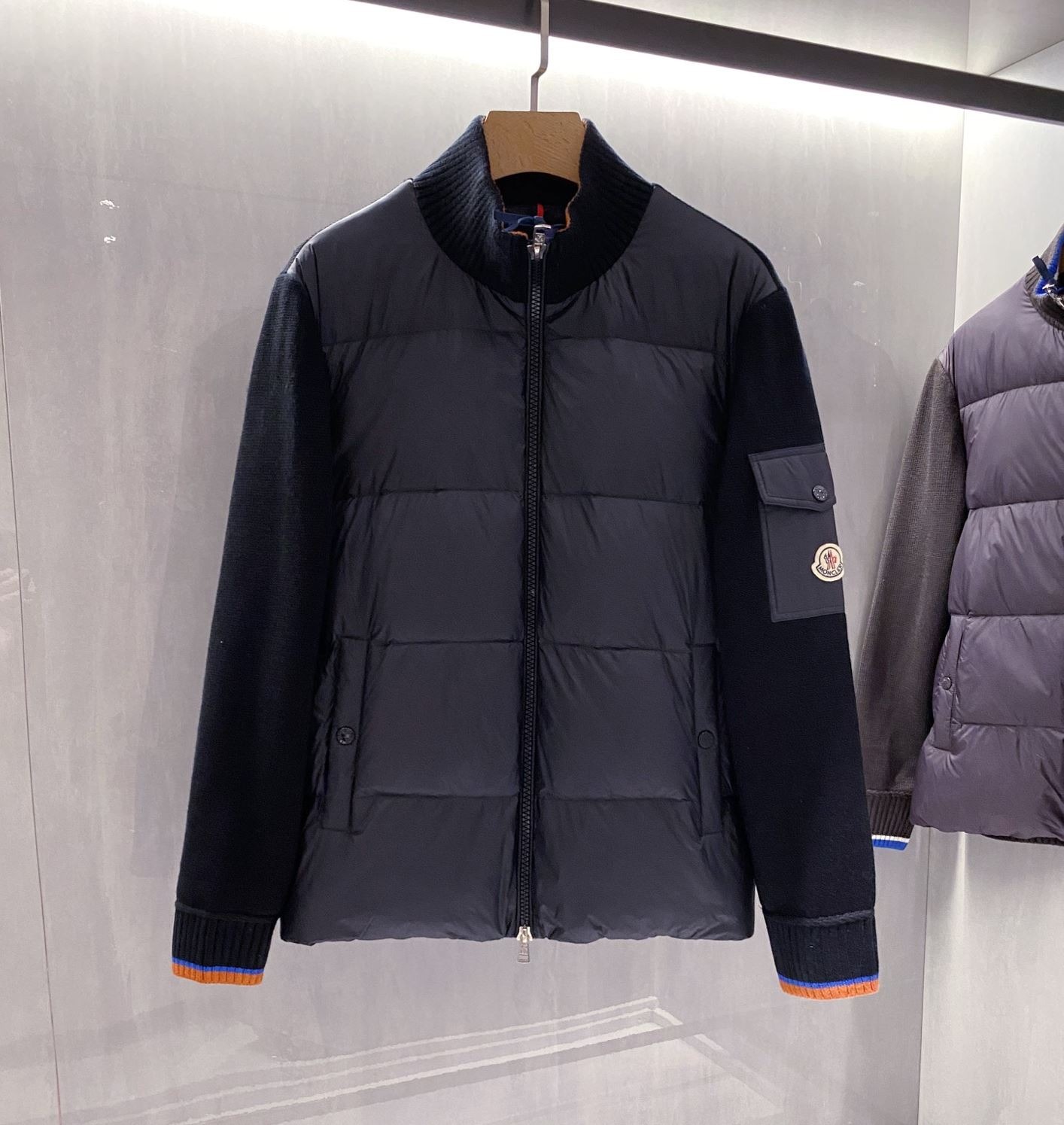 몽클레어 하이브리드 니트 패딩