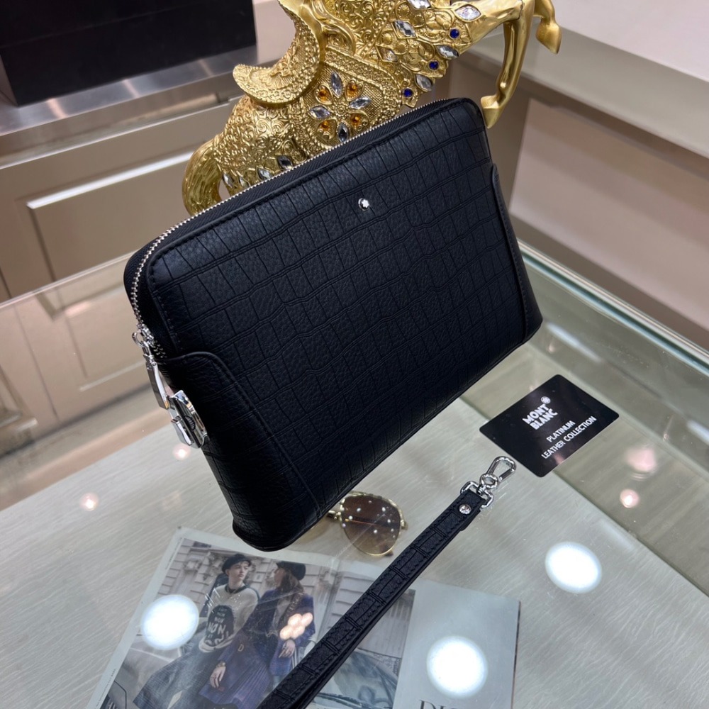 몽블* 남성 클러치 백