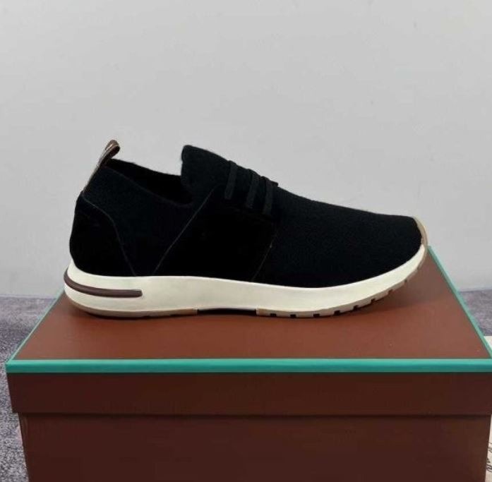 로로피아나 플랙시 블랙 스니커즈