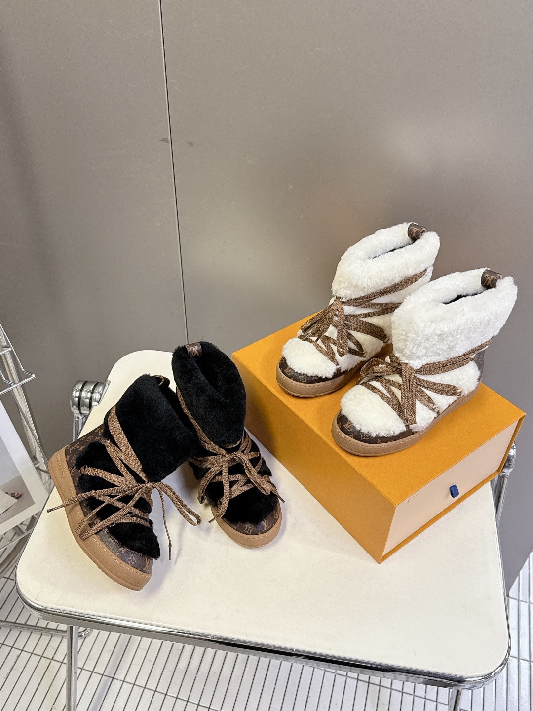 루이비통 신상 스노우 부츠