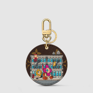 루이비통 일러스트 Xmas 뉴욕 백 참 & 키 홀더