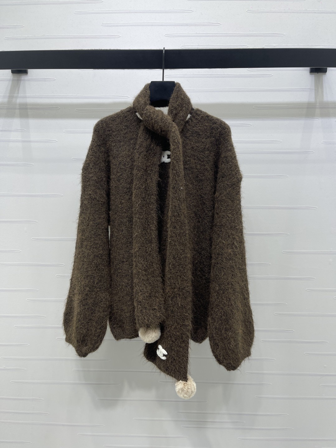 샤넬 26 봄 신상 케이프 니트 스웨터 투피스