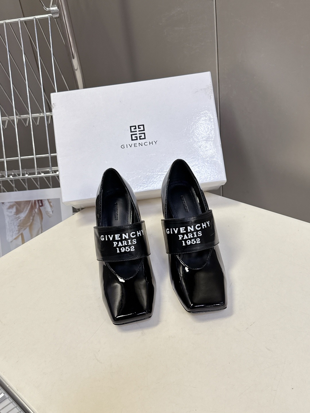 지*시 스퀘어 메리 제인 펌프스